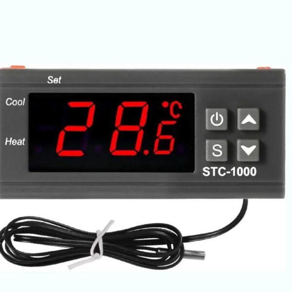 STC-1000 Controller DC 12V Digital Display And Temperature Controller Sensor for incubator Poultry Farm Aquarium Hatching Seafood machine electronic Thermostat Control